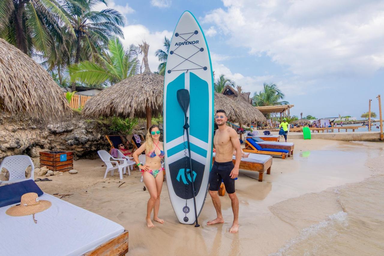 Palmarito Beach Hotel Tierra Bomba Bagian luar foto